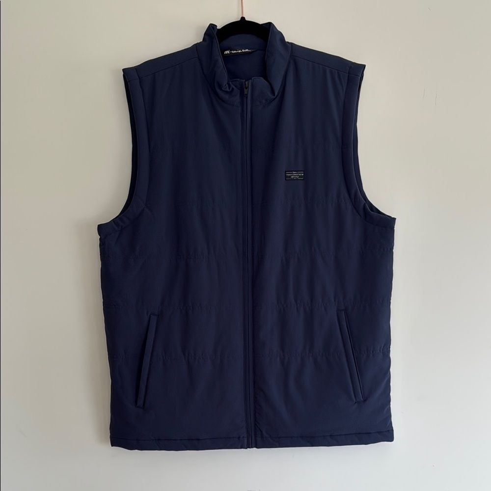 TravisMathew Performance Vest – Size XL – Navy Blue